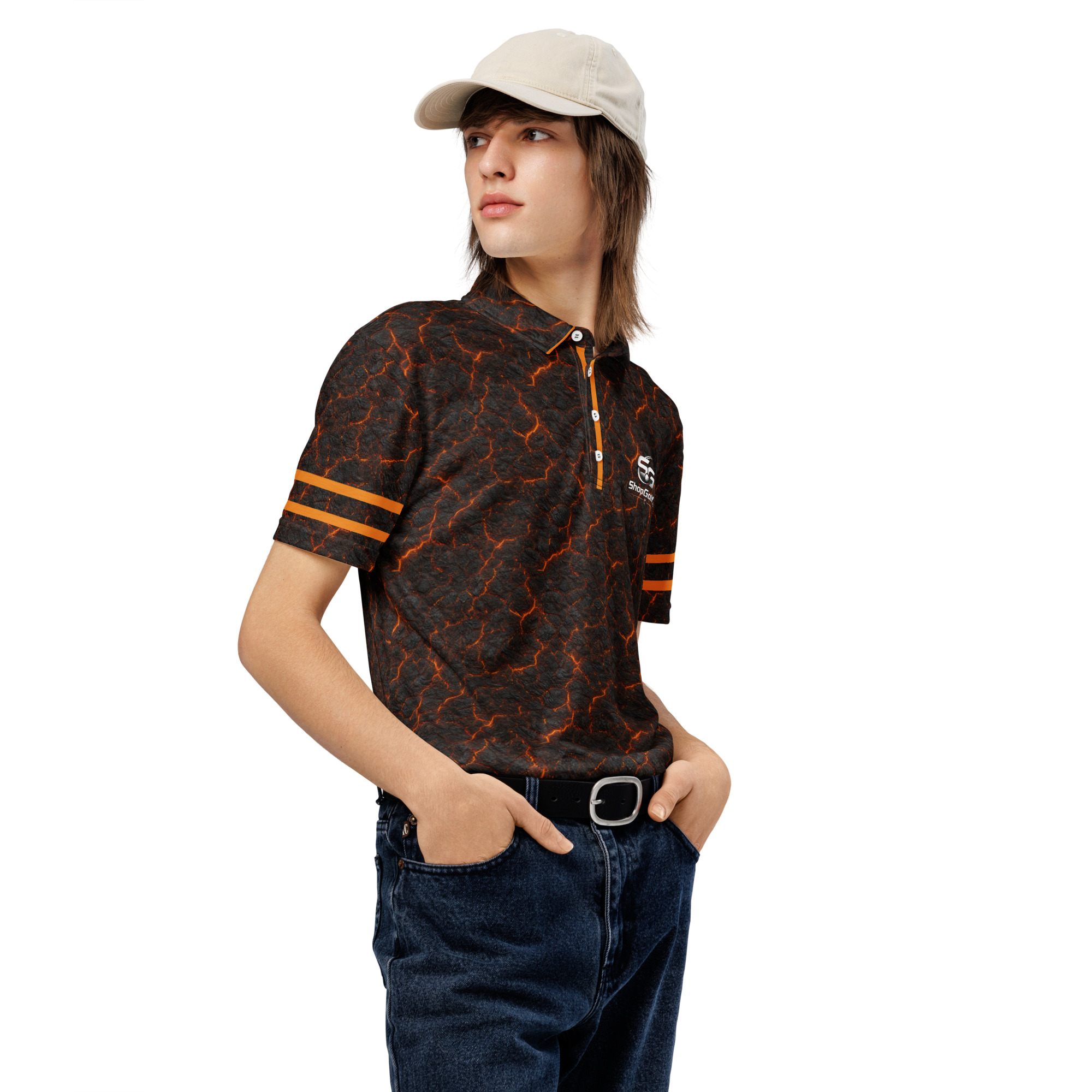 Lava Ignite Golf Polo Shirt (Uni-Sex) - Image 6