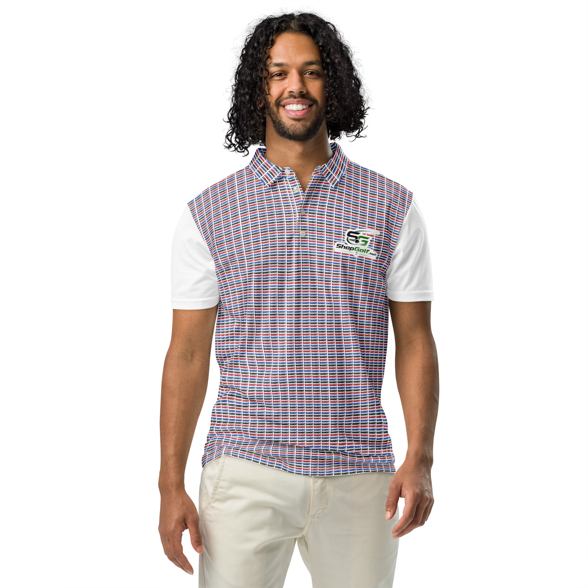 Bandit Lines Golf Polo (Uni-Sex) - Image 2