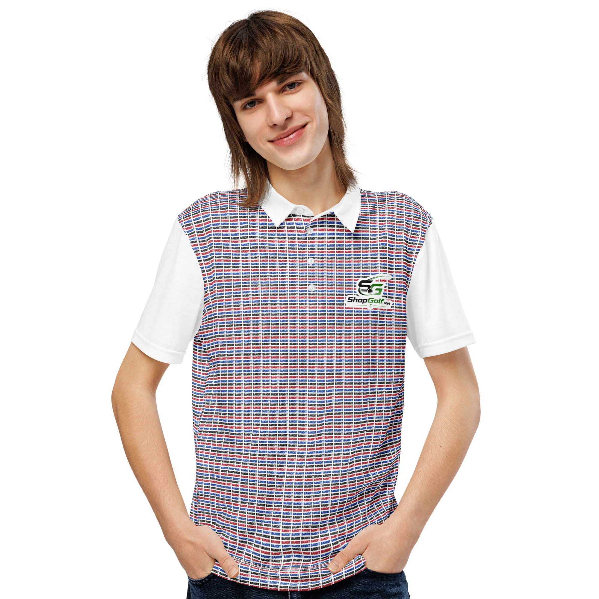 Bandit Lines Golf Polo (Uni-Sex) - Image 5